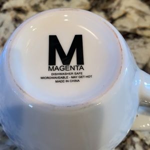*Rare* Rae Dunn/Magenta Rest Mug With “M” on bottom